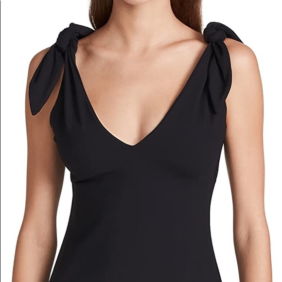 NWT. SUSANA MONACO tie shoulder a-line dress - Picture 4 of 7